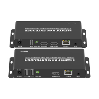 PII-51200 (HDMI1.3 200m KVM) Kit extensor HDMI sobre Cat6, suporte KVM, 4K 60 Hz, 4:4:4, USB/IR, PoC, HDR, HDCP 2.2