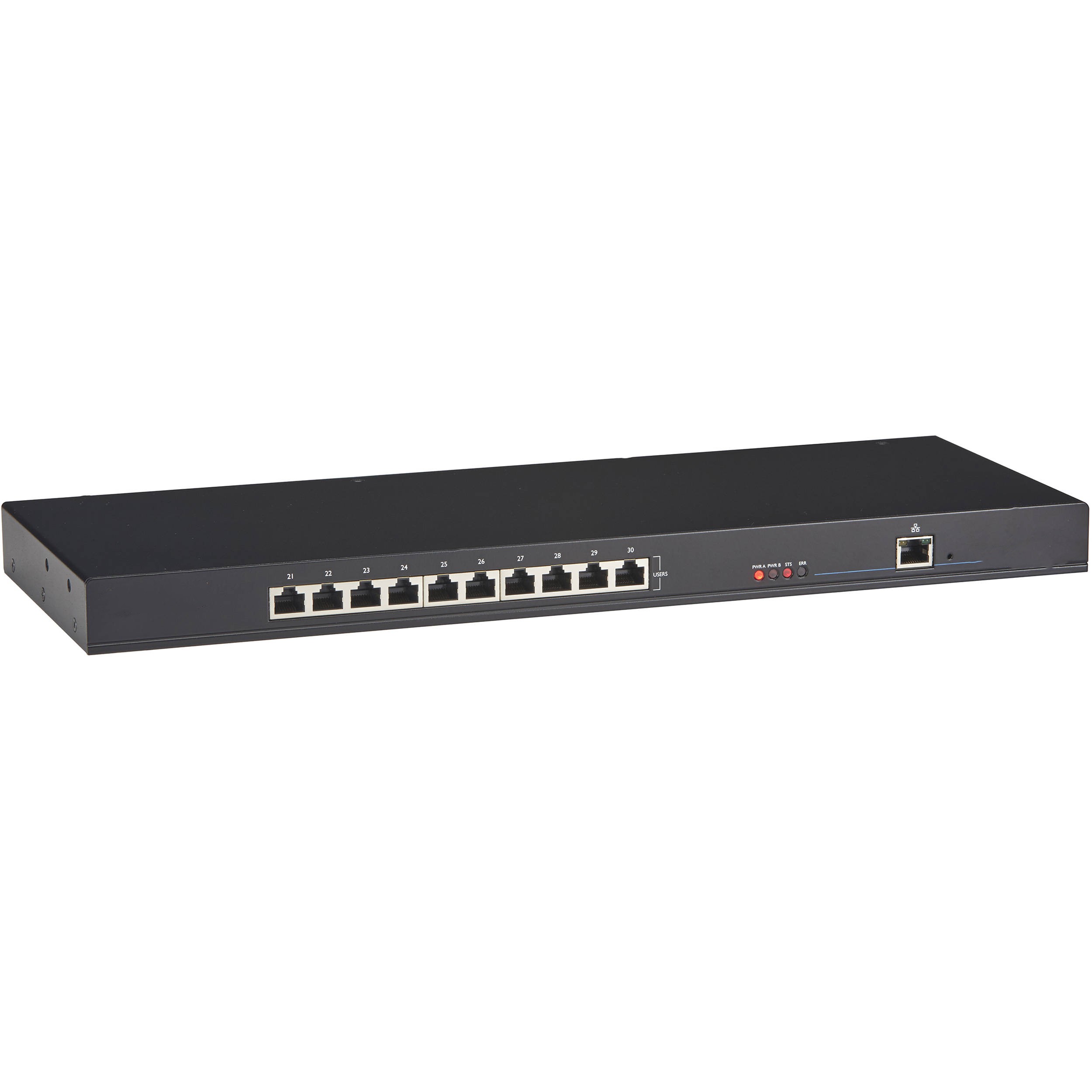 O dispositivo Matrix Kvm Switch Infinity Manager suporta 48 pontos finais