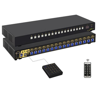 Switch KVM HDMI 4K UHD 16 portas personalizado